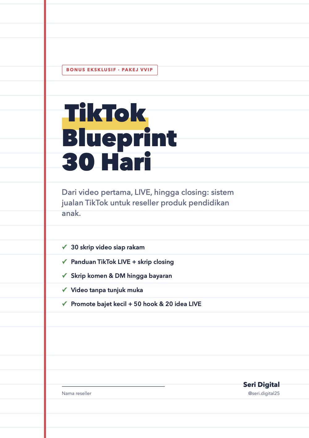 Kulit TikTok Blueprint