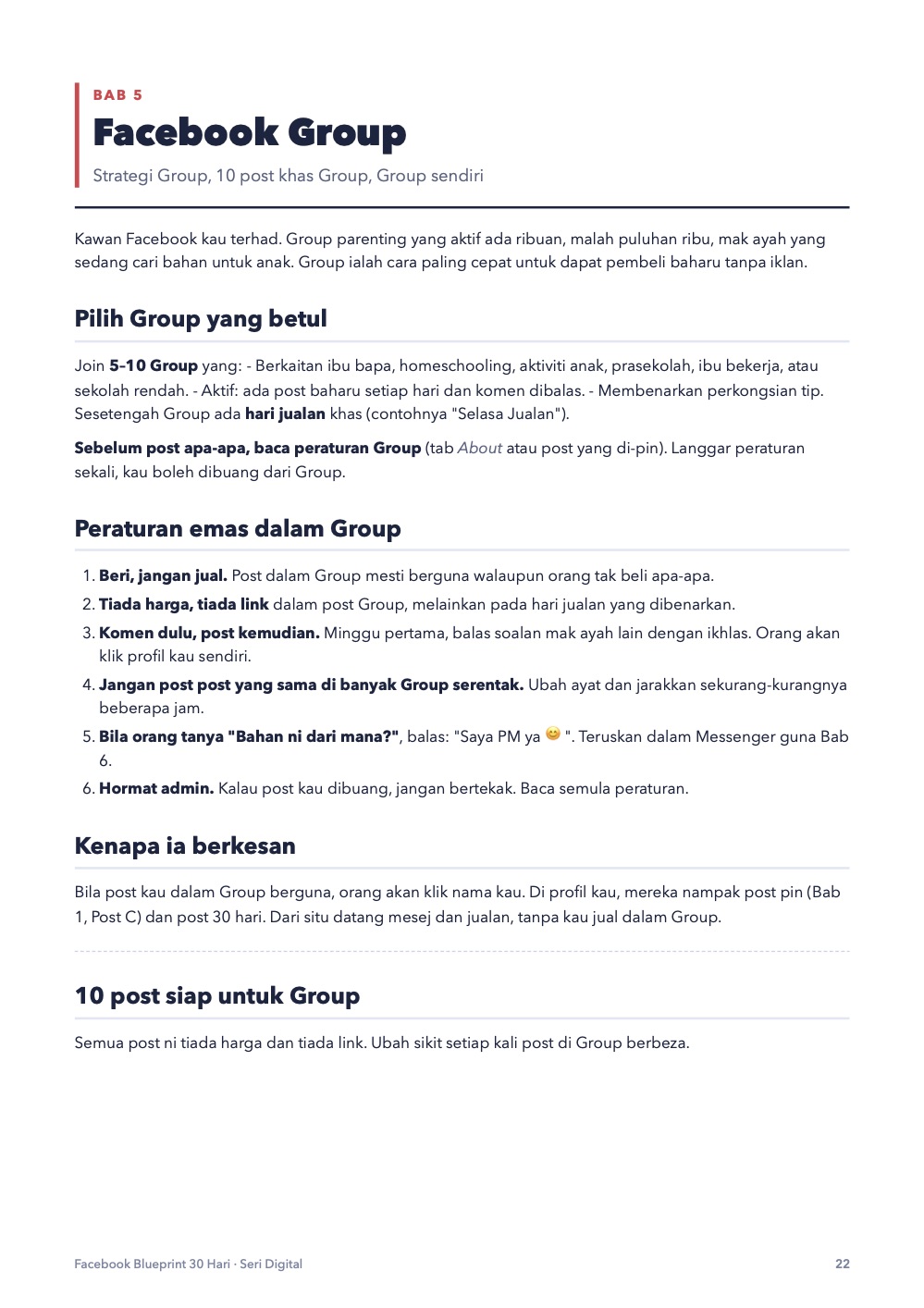 Bab 5: Facebook Group