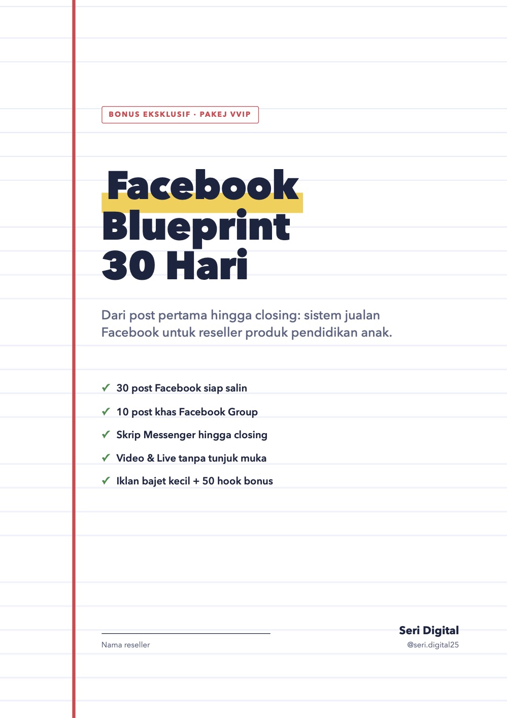 Kulit Facebook Blueprint 30 Hari