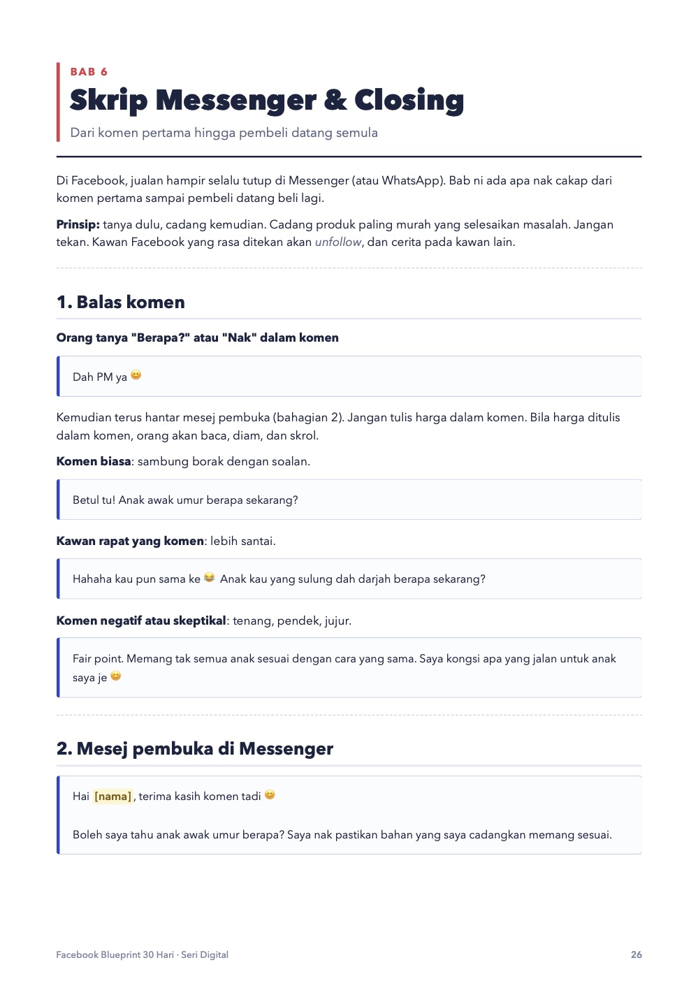 Bab 6: skrip Messenger