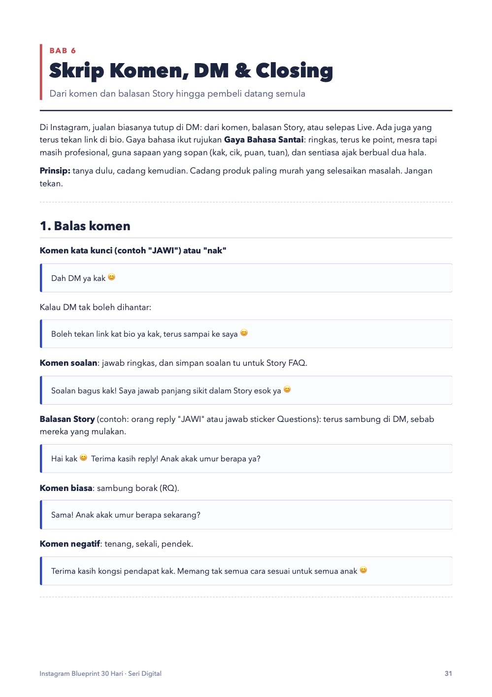 Bab 6: skrip DM