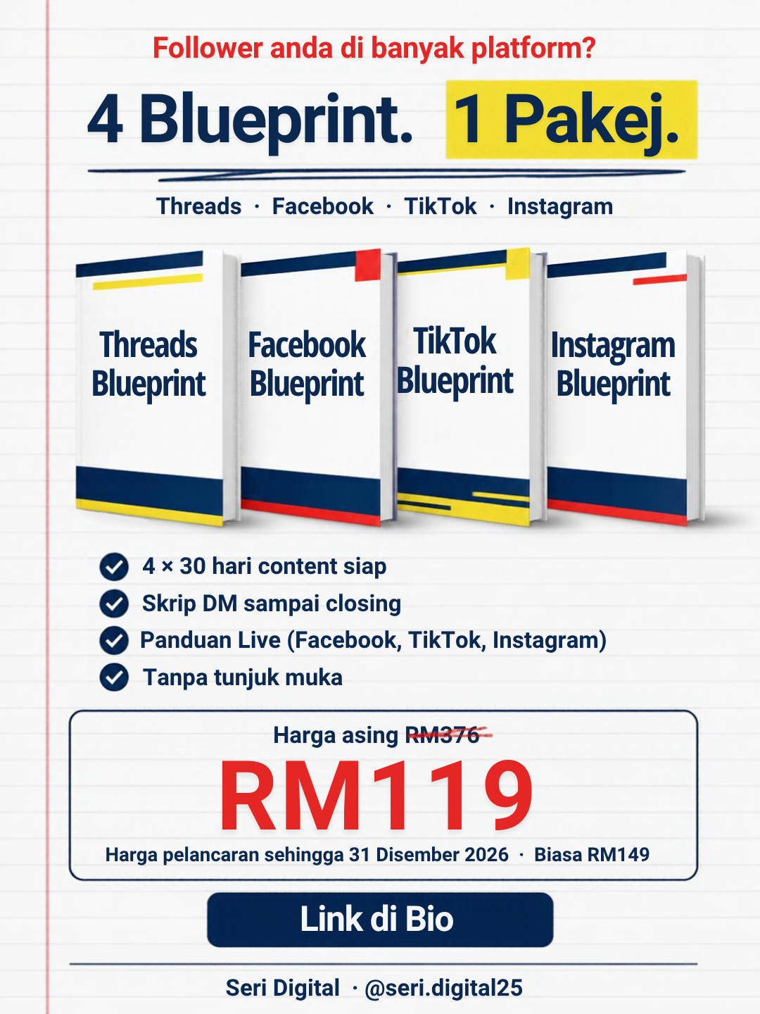 Combo 4 Blueprint 30 Hari